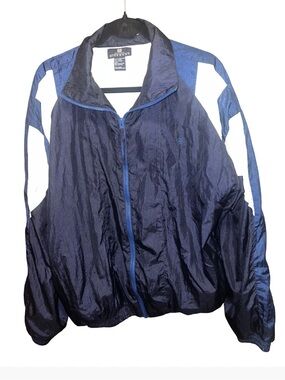 Givenchy activewear blue and white jacket size large
